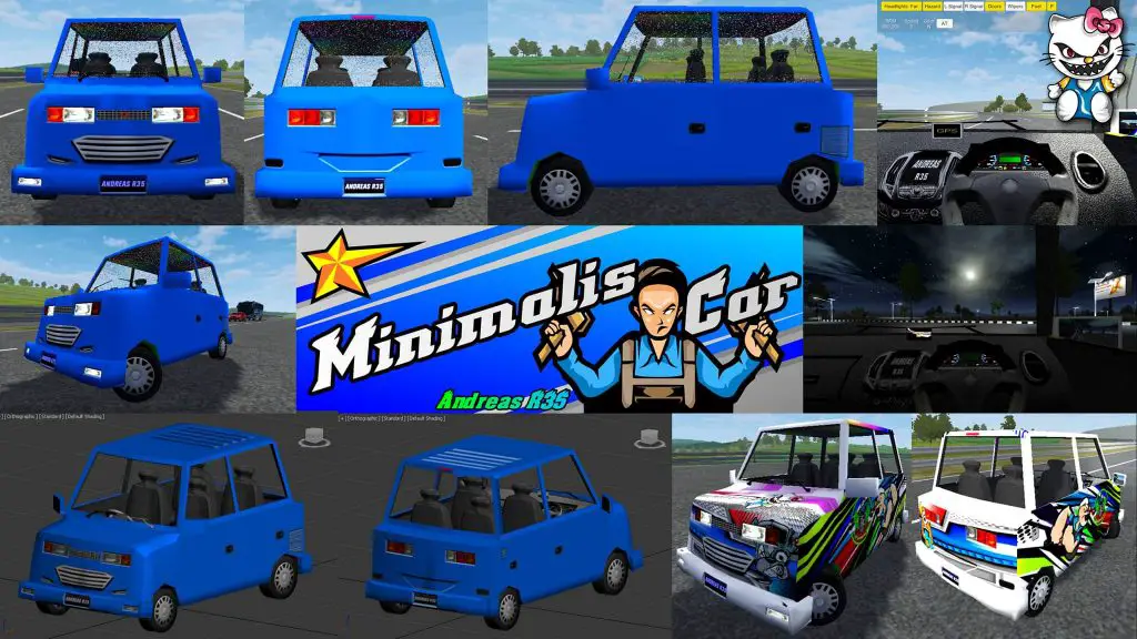 Minimalis Car Mod for Bus Simulator Indonesia SGCArena