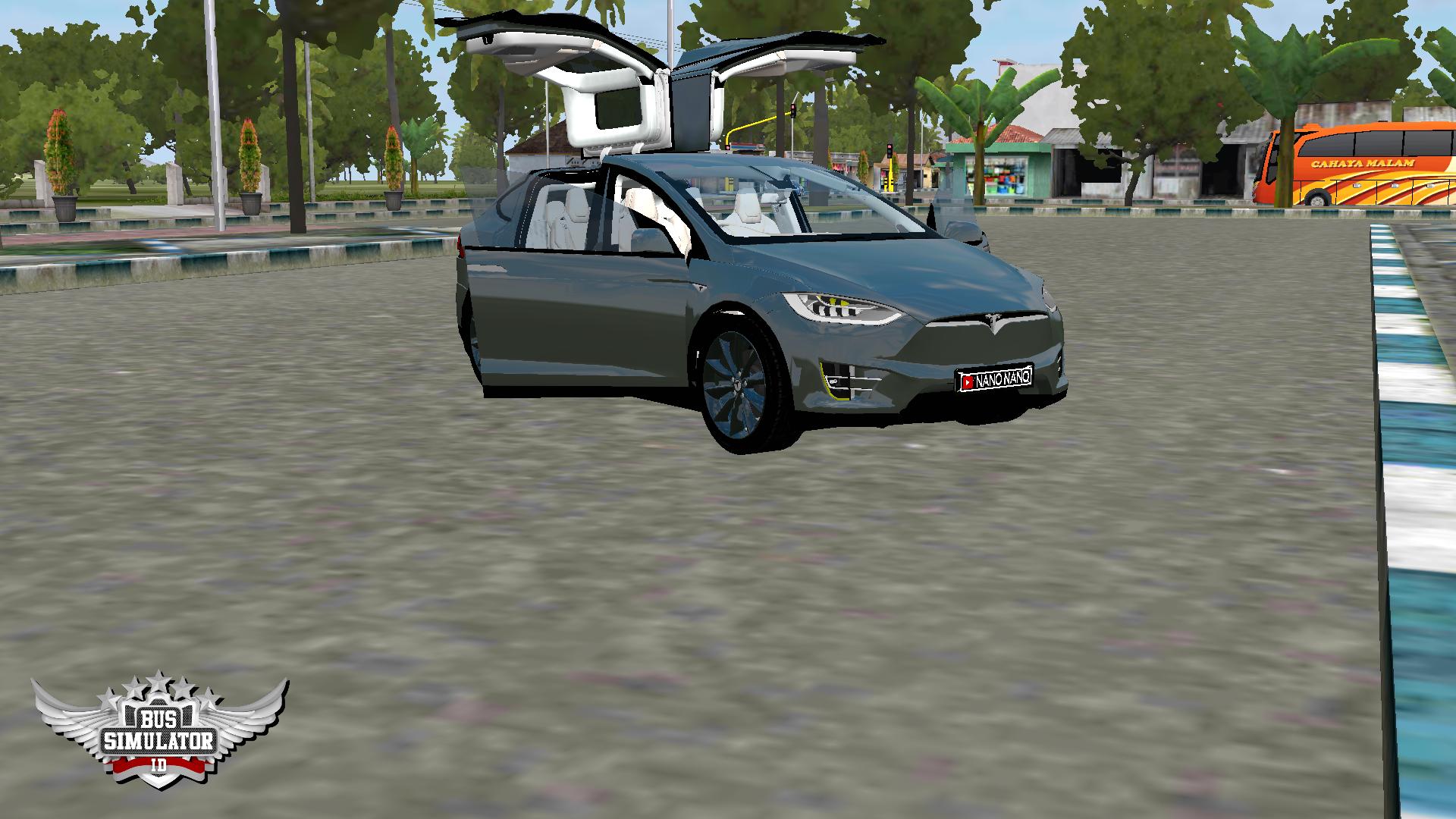 Tesla Model X Car Mod for Bus Simulator Indonesia » SGCArena